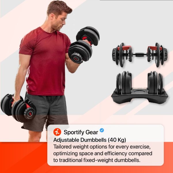 Adjustable Dumbbells 40 kg